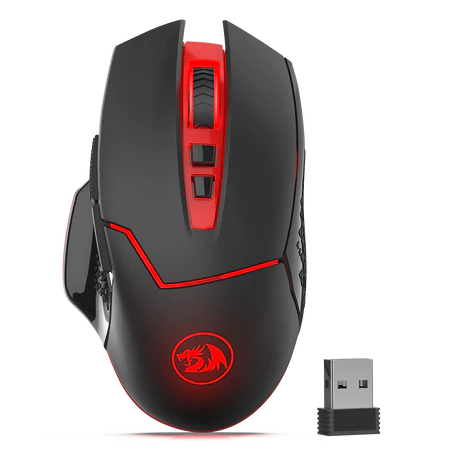 Redragon M692-1 Blade Wireless 2.4GHz, 4800 DPI, 9-Button Programmable Gaming Wireless Mouse - Redragon Redragon M692-1 Blade Wireless 2.4GHz, 4800 DPI, 9-Button Programmable Gaming Wireless Mouse - Redragon
